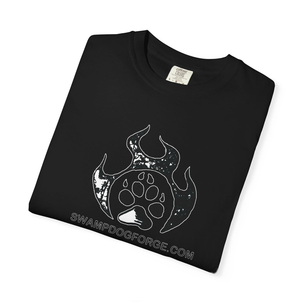 Gothic Symmetry Graphic T-Shirt — Dark Abstract Rorschach Print