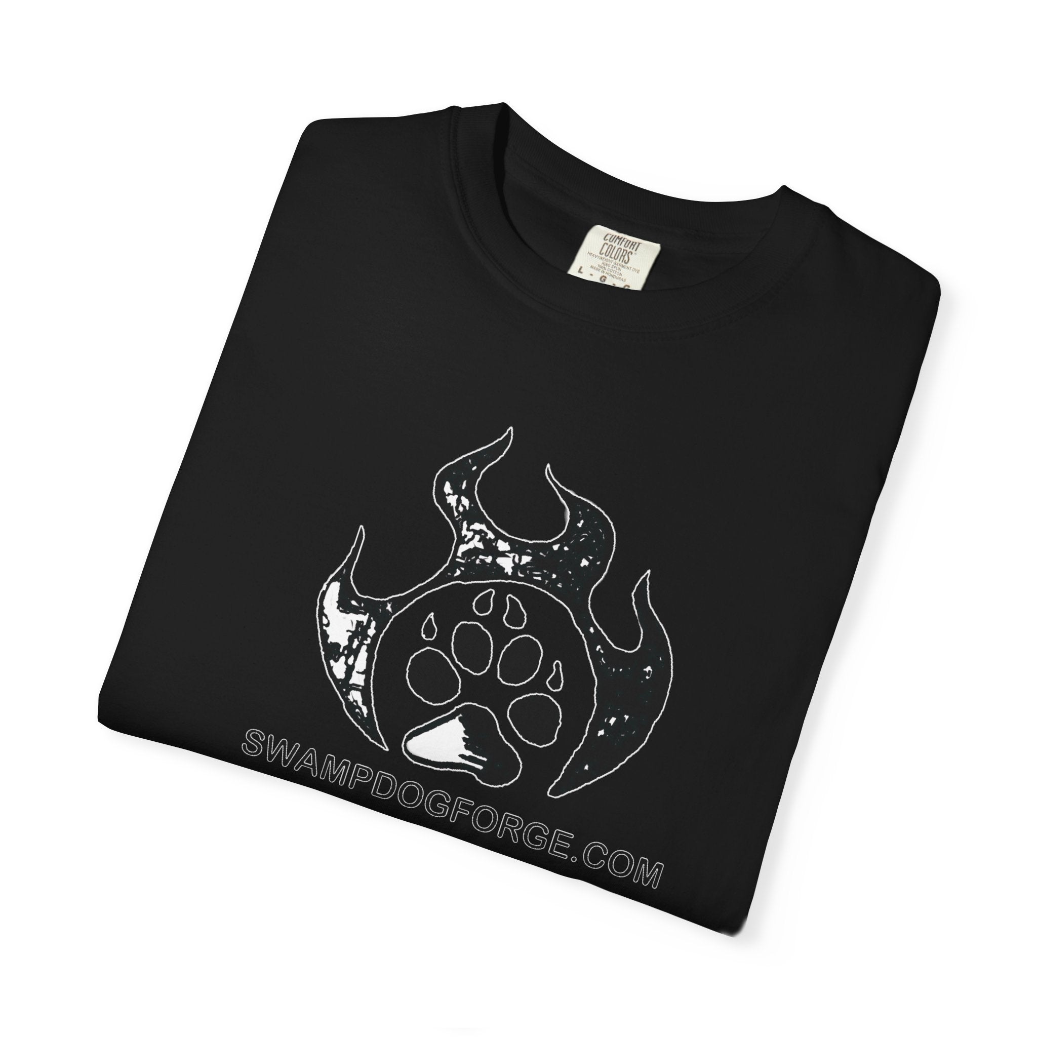 Gothic Symmetry Graphic T-Shirt — Dark Abstract Rorschach Print