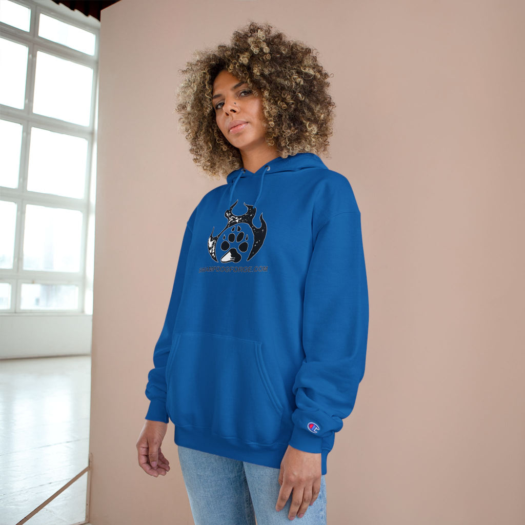 Champion Hoodie — Dark Flame Paw Logo Pullover