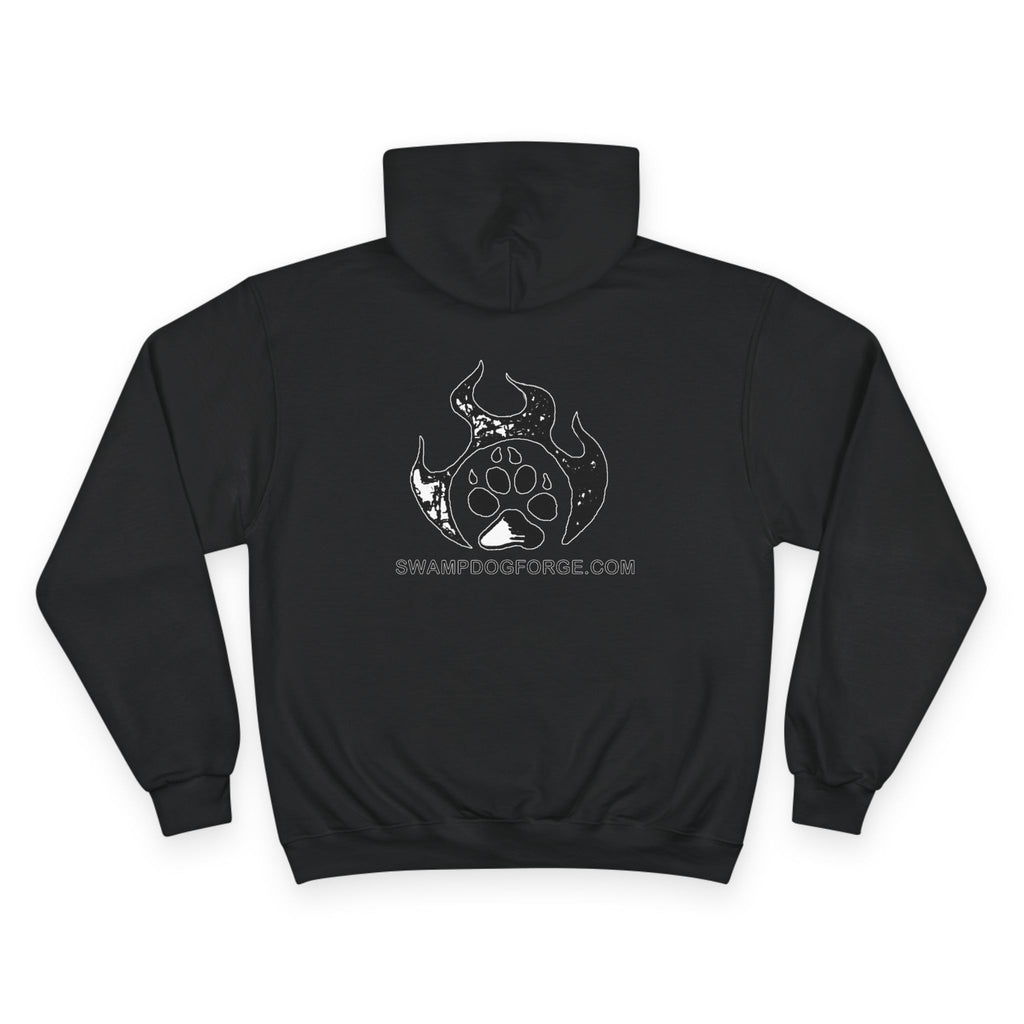 Champion Hoodie — Dark Flame Paw Logo Pullover