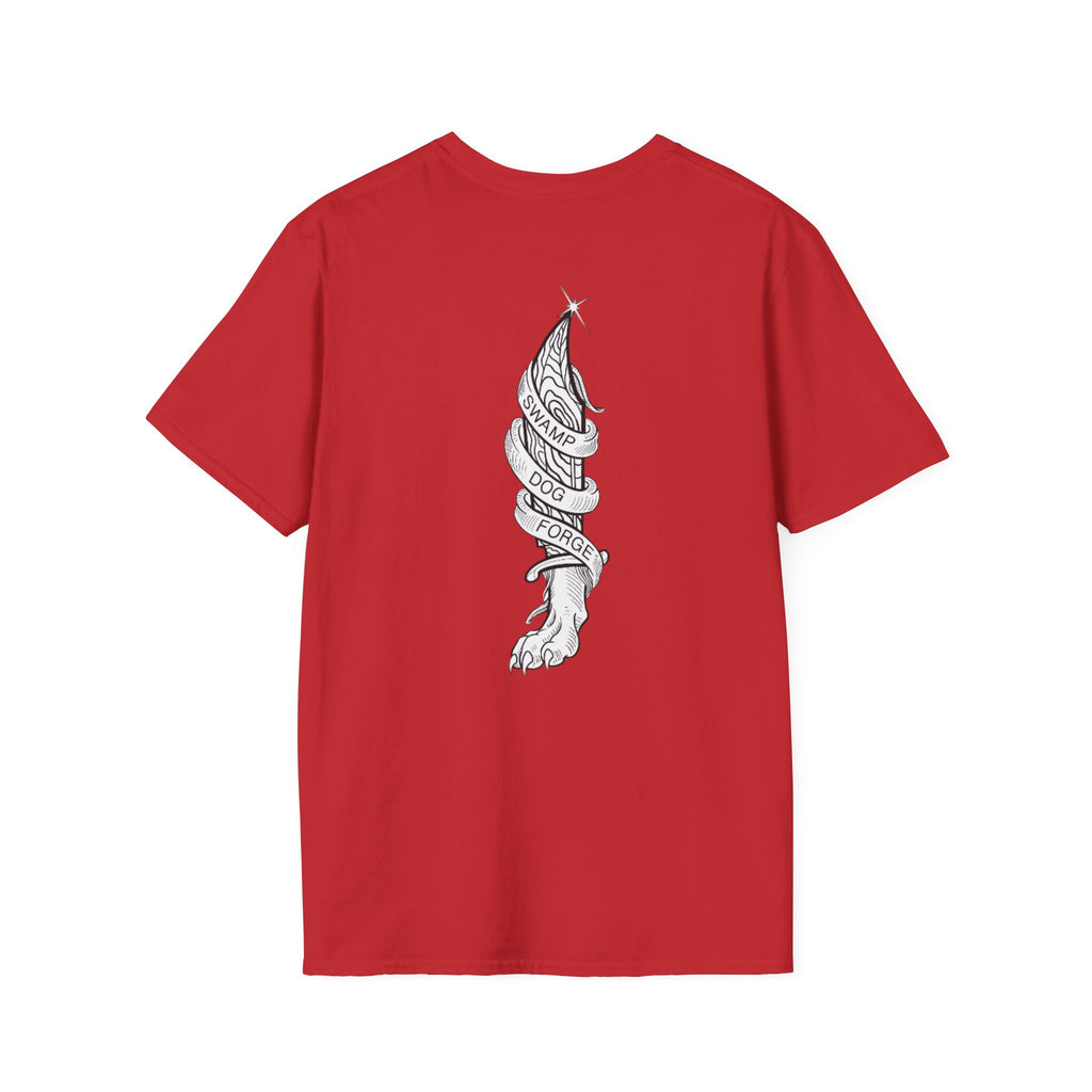 Tattoo-Style Dagger & Ribbon T-Shirt — "Choose Your Own Path" Graphic Tee