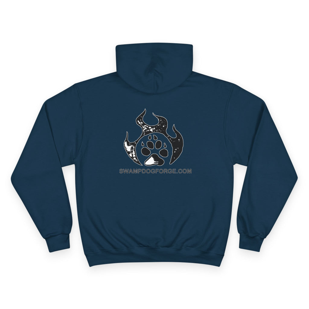 Champion Hoodie — Dark Flame Paw Logo Pullover