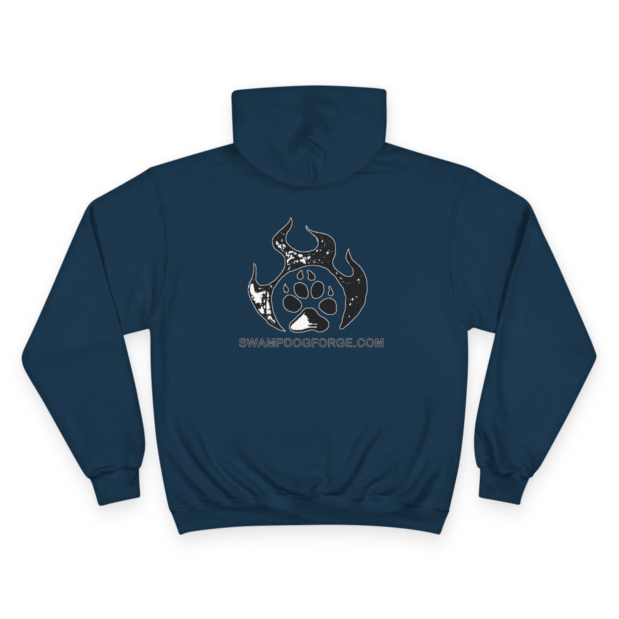 Champion Hoodie — Dark Flame Paw Logo Pullover