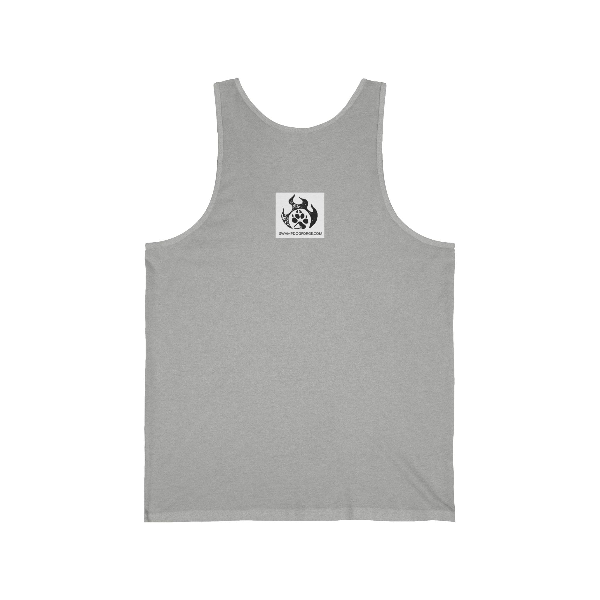 Meditative Shell Tank Top — Minimal Nautical Spiral Seashell Illustration