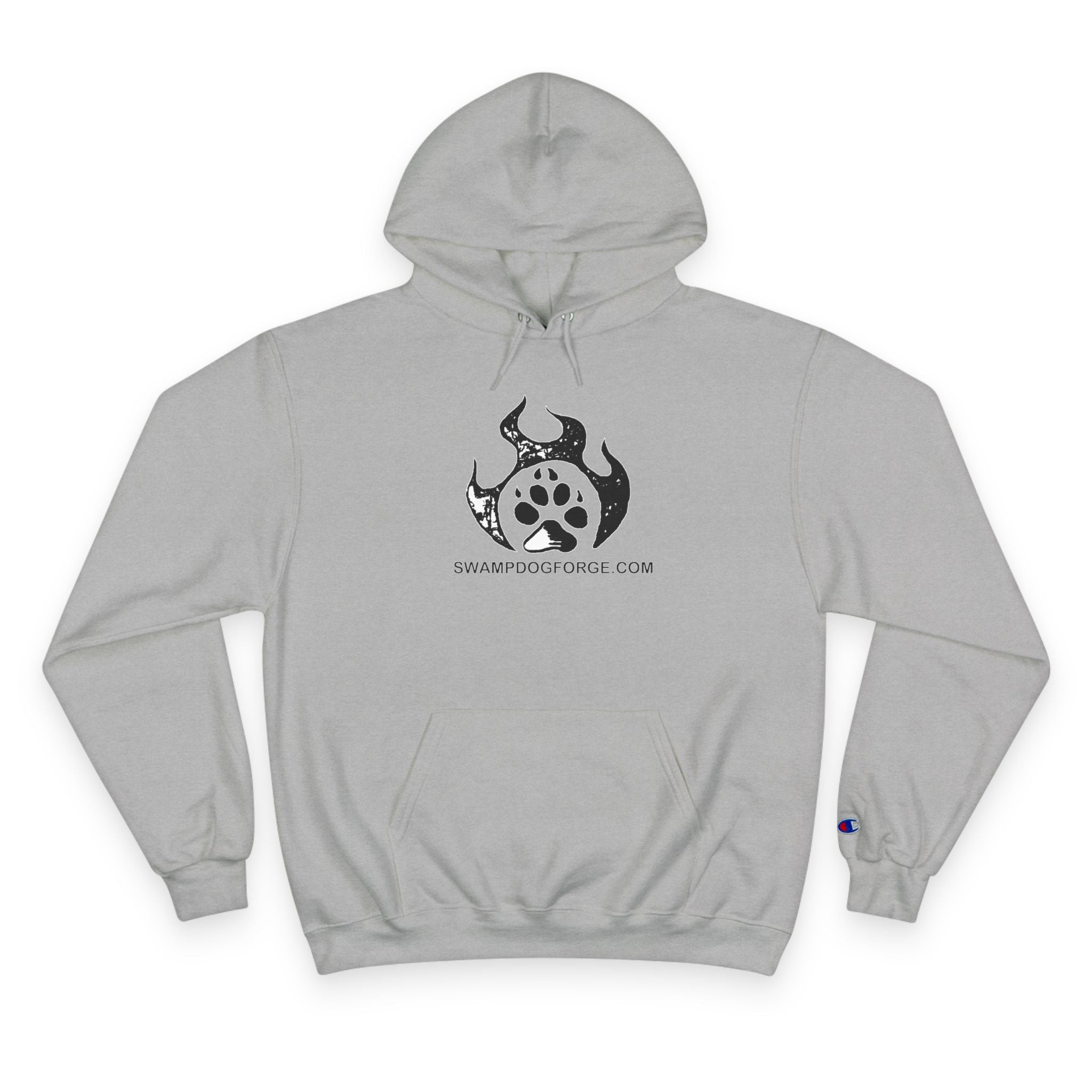 Champion Hoodie — Dark Flame Paw Logo Pullover
