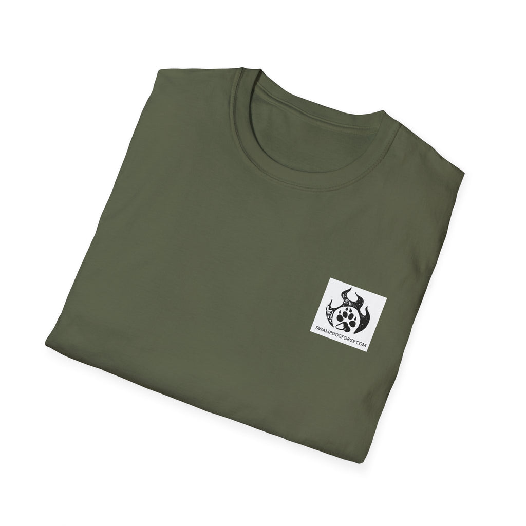 Tattoo-Style Dagger & Ribbon T-Shirt — "Choose Your Own Path" Graphic Tee