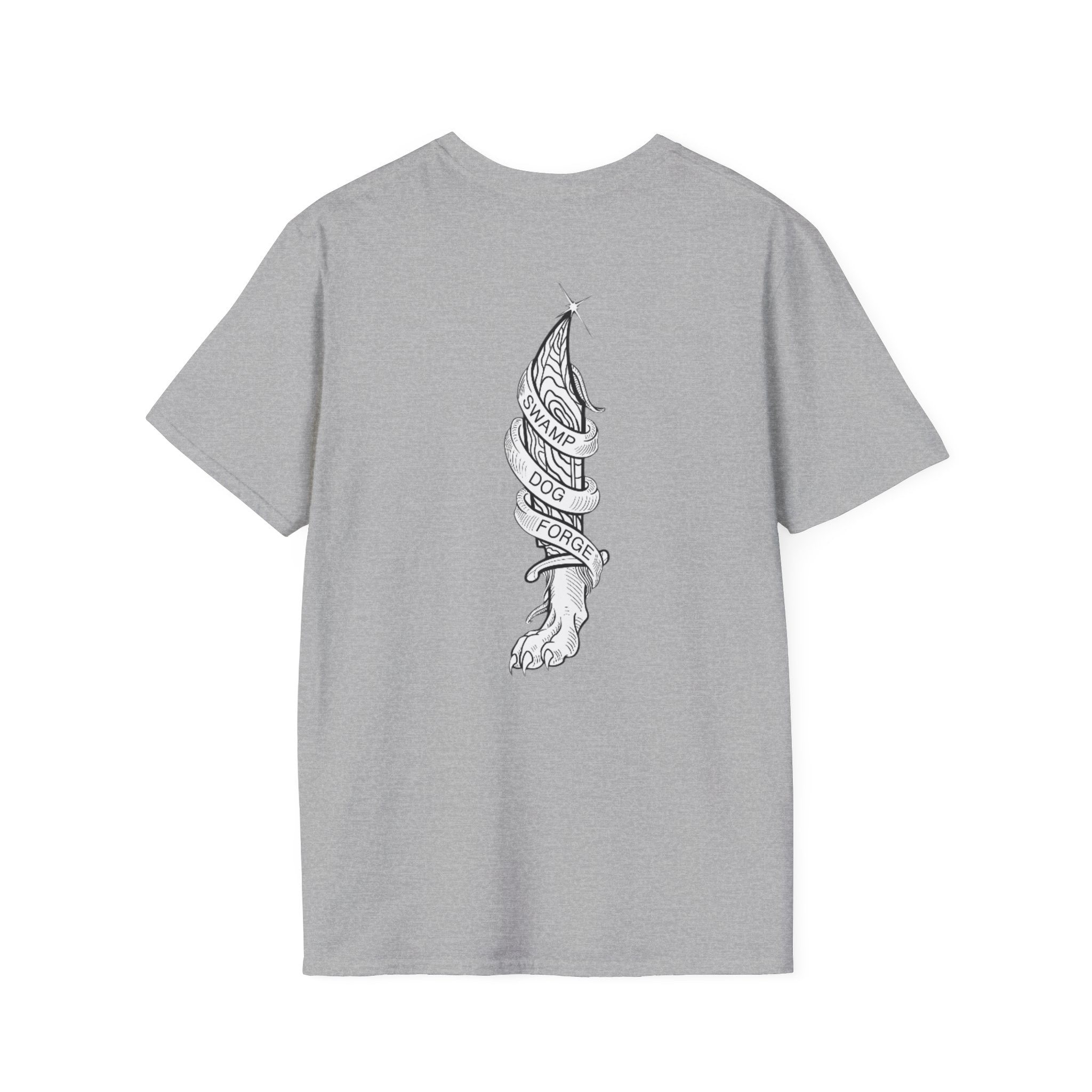 Tattoo-Style Dagger & Ribbon T-Shirt — "Choose Your Own Path" Graphic Tee