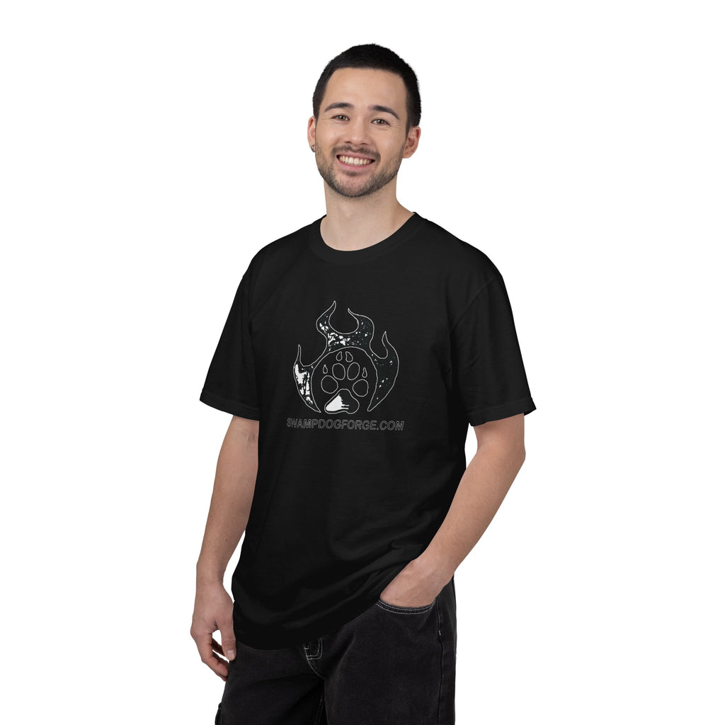Gothic Symmetry Graphic T-Shirt — Dark Abstract Rorschach Print
