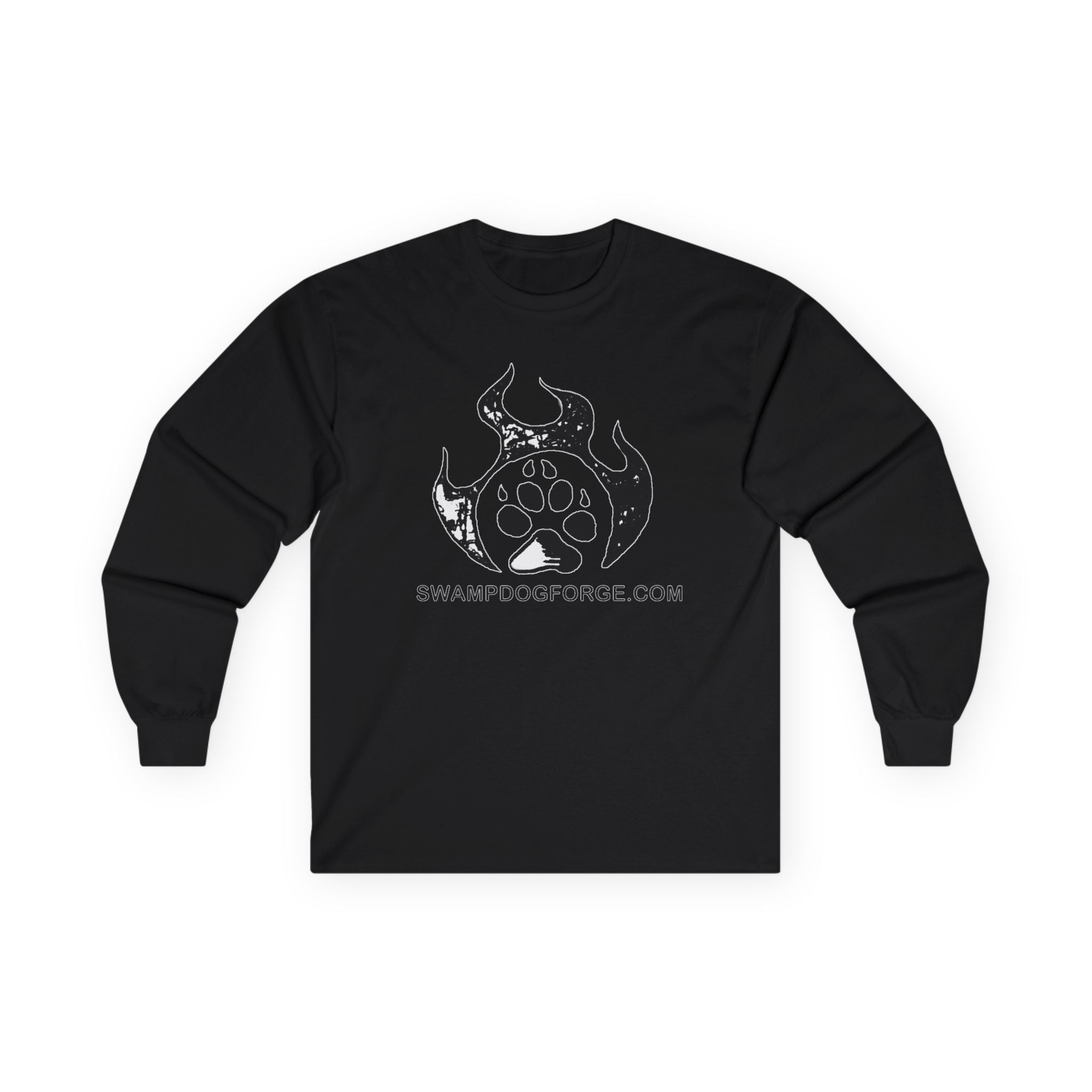Swamp Dog Forge Paw Flame Long Sleeve Tee
