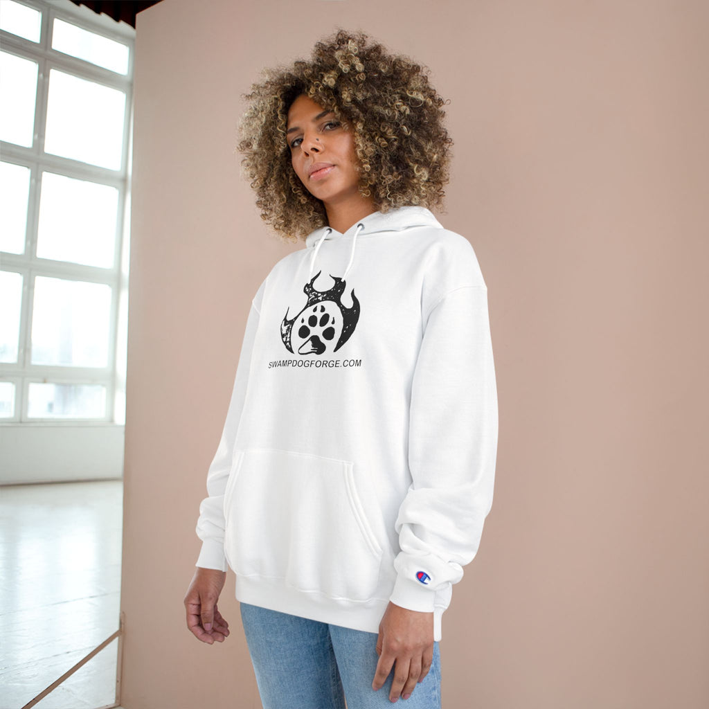 Champion Hoodie — Dark Flame Paw Logo Pullover