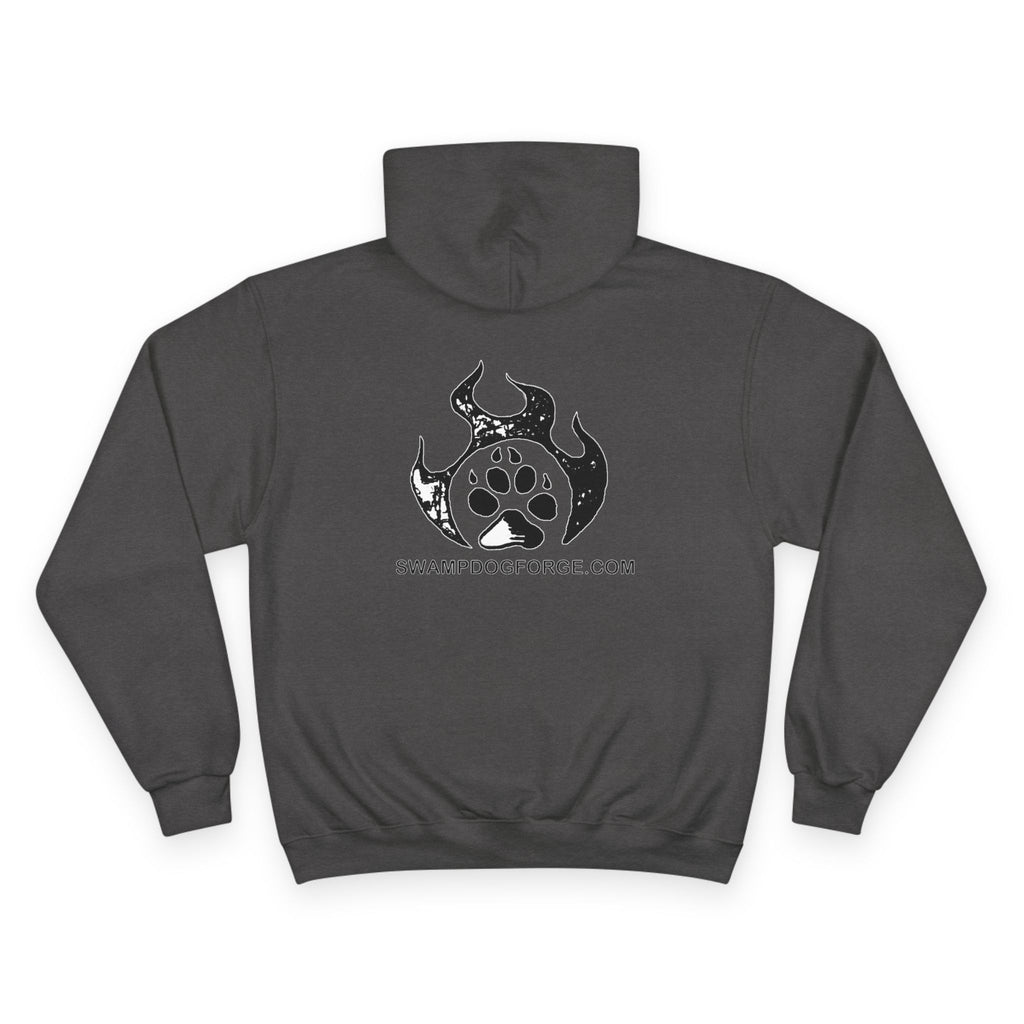 Champion Hoodie — Dark Flame Paw Logo Pullover