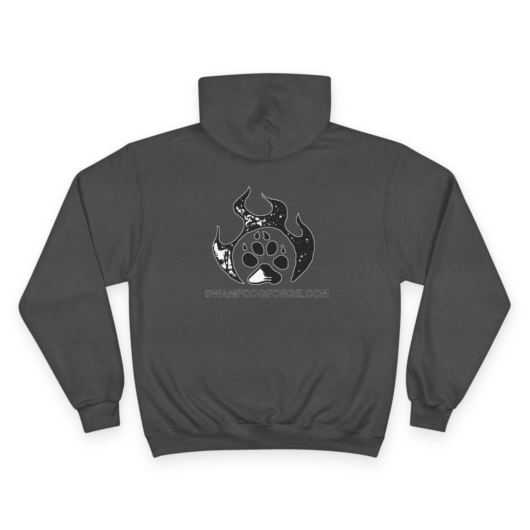Champion Hoodie — Dark Flame Paw Logo Pullover