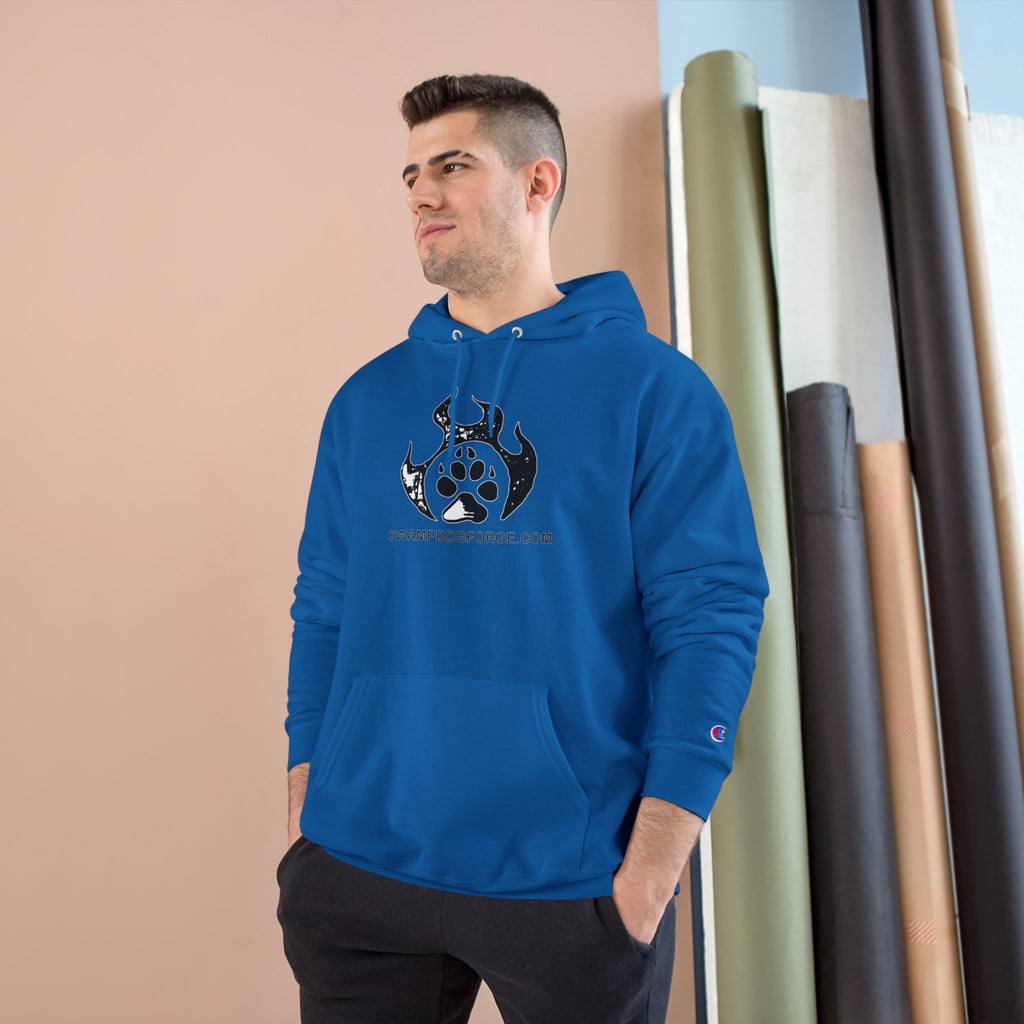 Champion Hoodie — Dark Flame Paw Logo Pullover