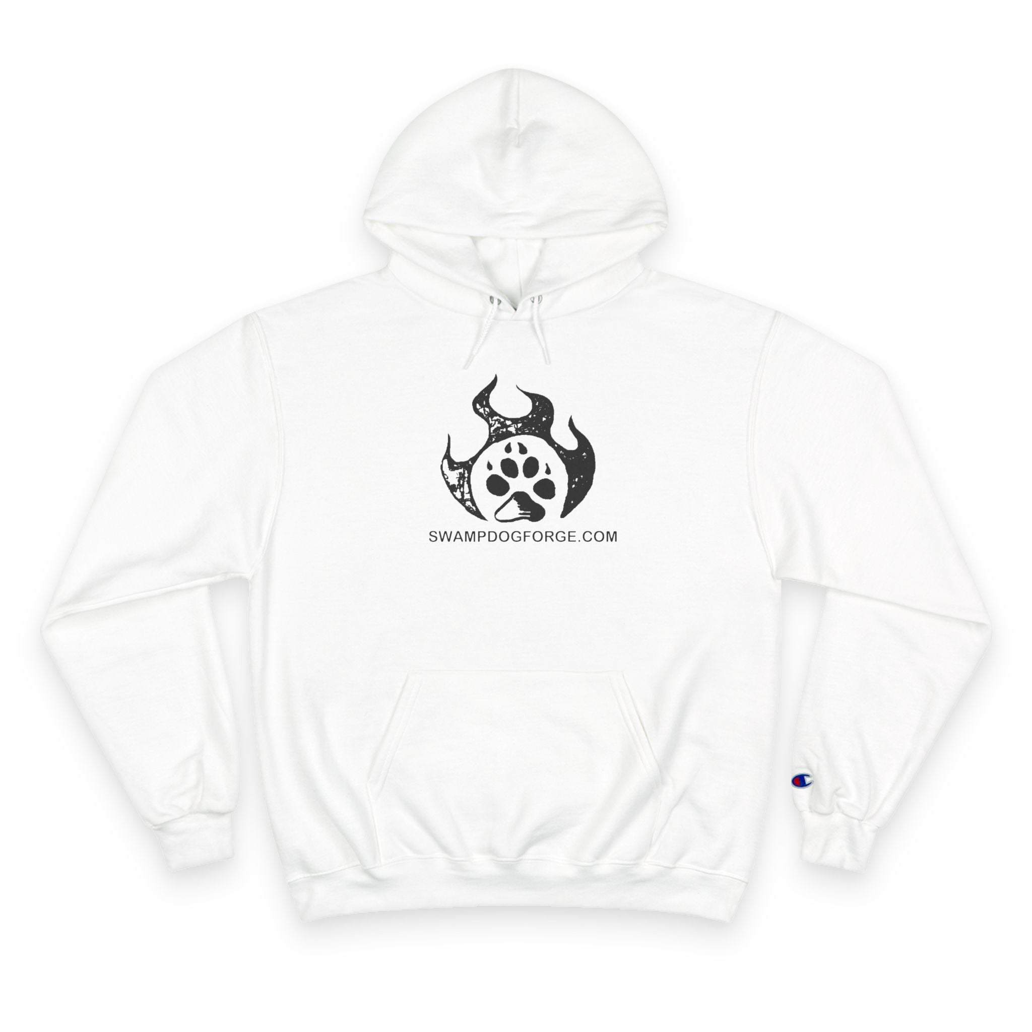 Champion Hoodie — Dark Flame Paw Logo Pullover